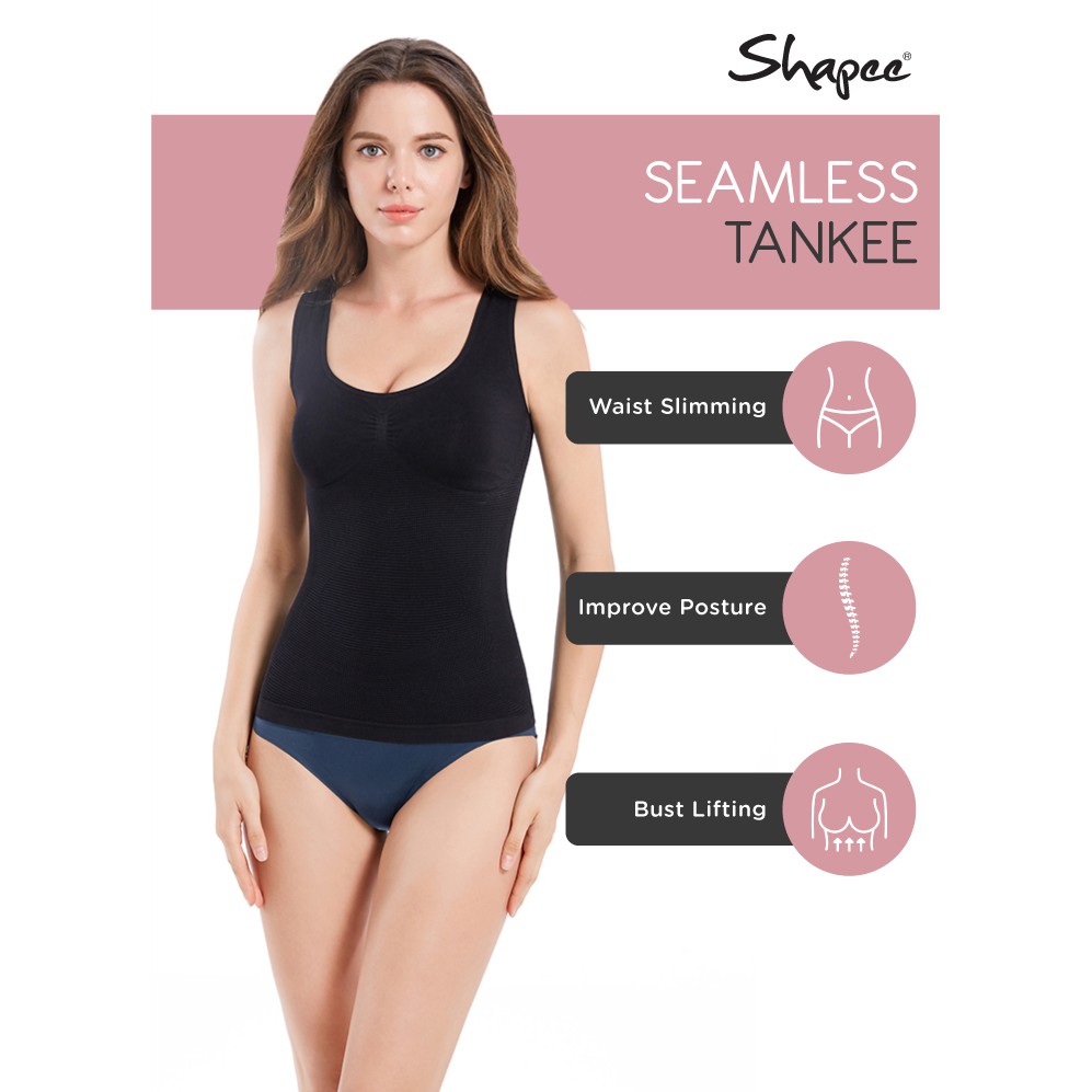 Women's Body Shaper Genie Bra ShapeWear Tank Top Slimmer Camisole
