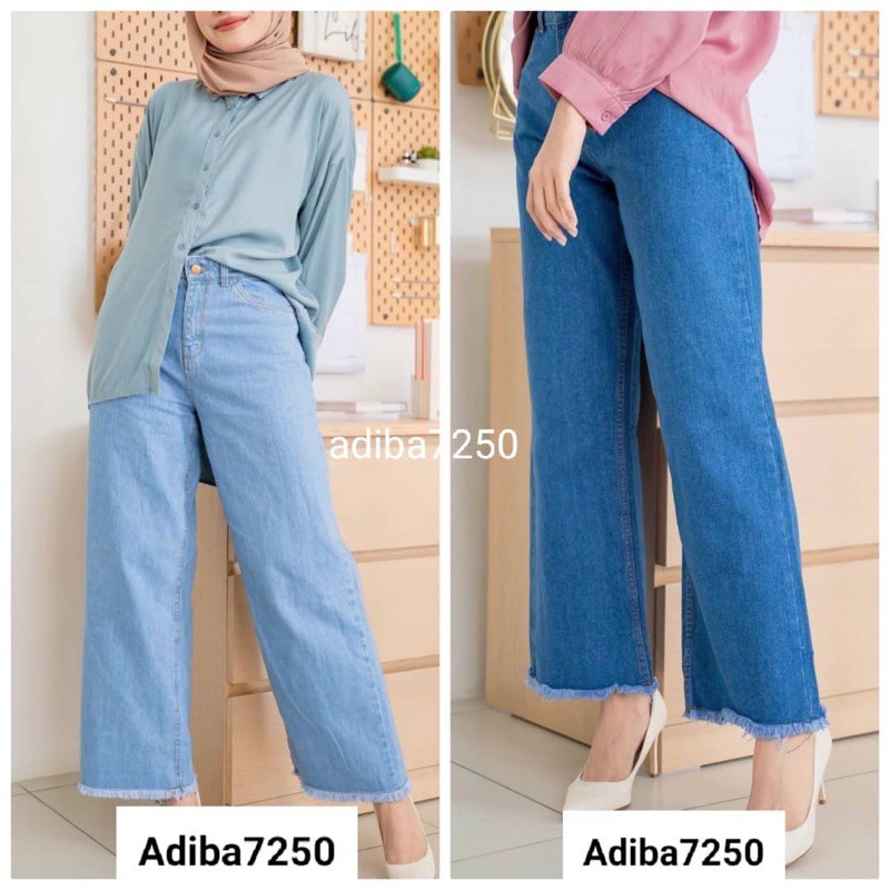 Seluar store jeans palazzo