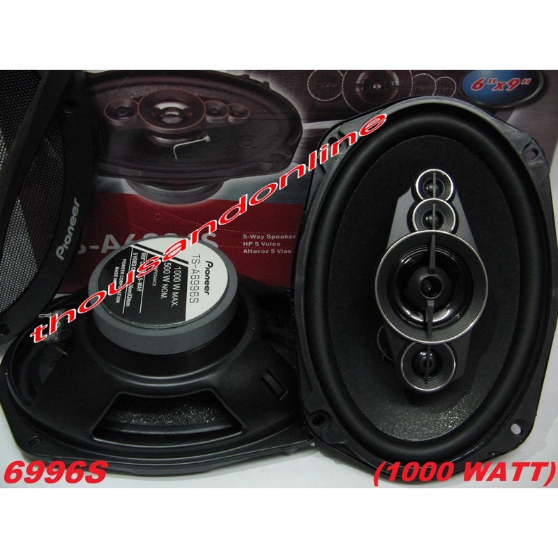 Pioneer mid hot sale bass speakers