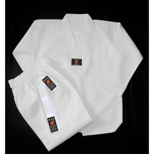 taekwondo dobok white uniform wtf for