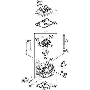 Ktm duke 390 head best sale gasket price