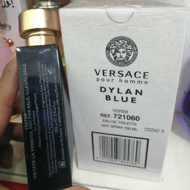 Versace dylan hotsell blue tester