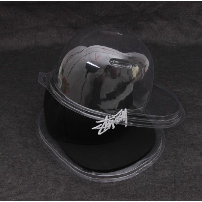 Clear plastic hot sale hat covers