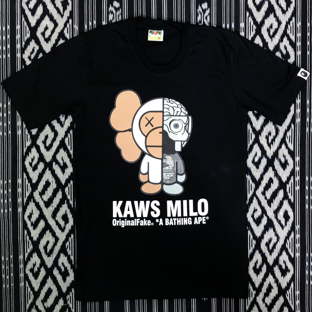 bape x kaws tee