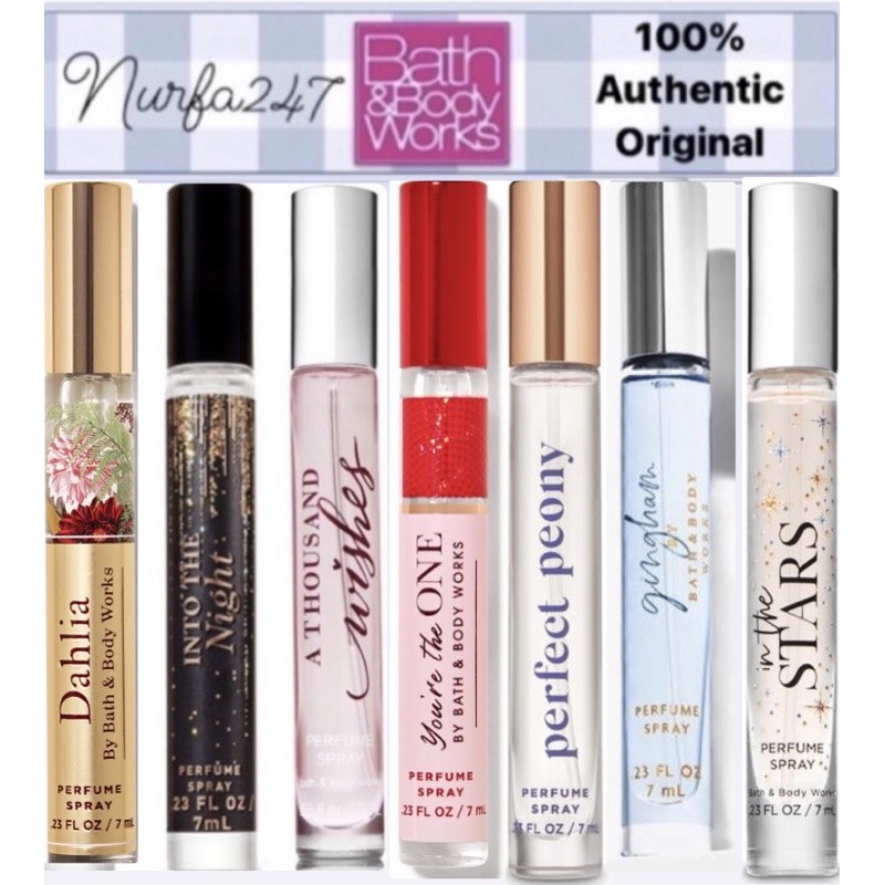 Bath and body works mini body spray hot sale