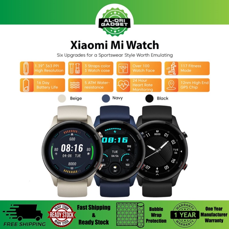 Mi watch 16 discount days of fit