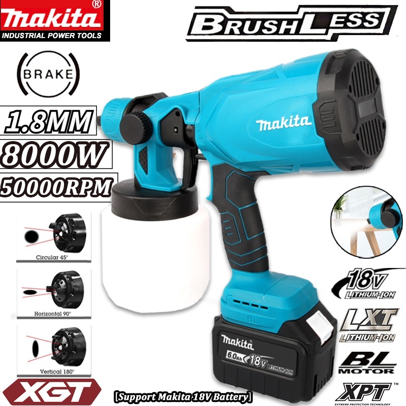 Makita cordless store spray gun