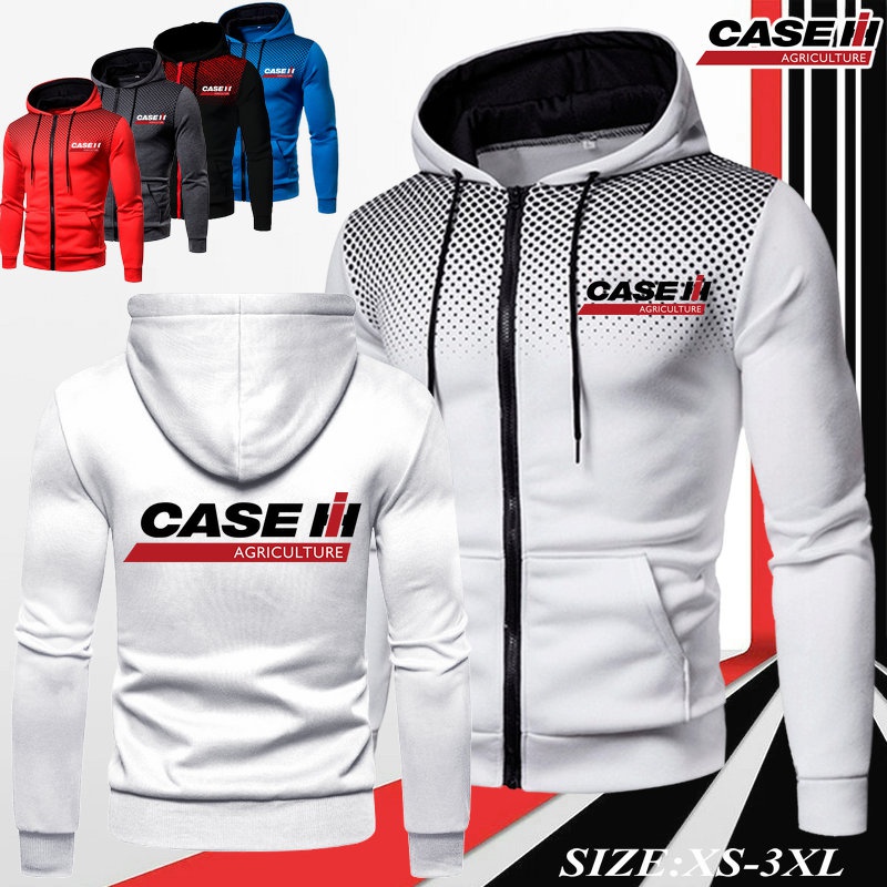 Case IH Tractor Hoodie Fashion Men Personality Printing Fleece