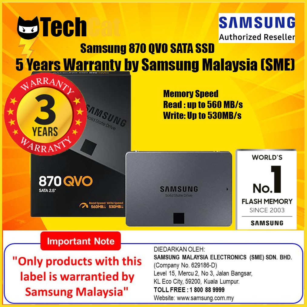 SSD 870 QVO 2.5 SATA III 4TB MZ-77Q4T0