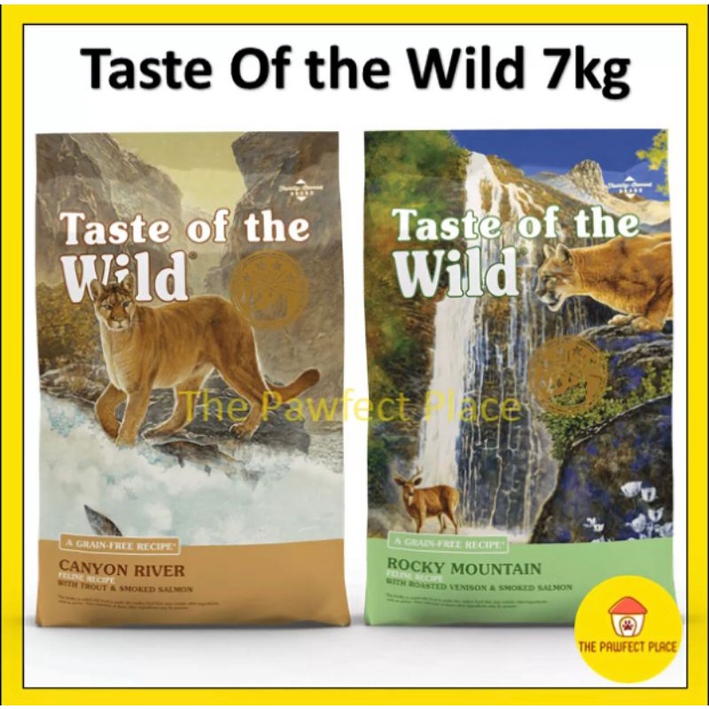 Taste of the store wild cat food