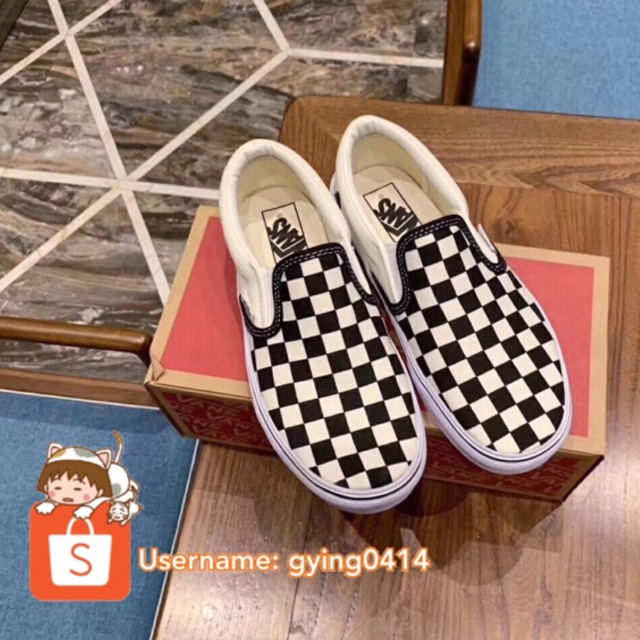 Vans deals checkerboard shopee