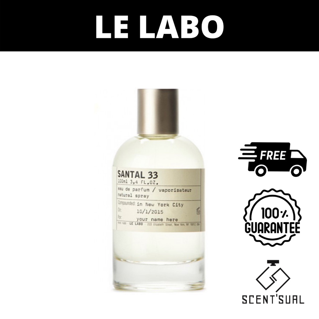 Original] Le Labo Santal 33 EDP 100ML | Shopee Malaysia