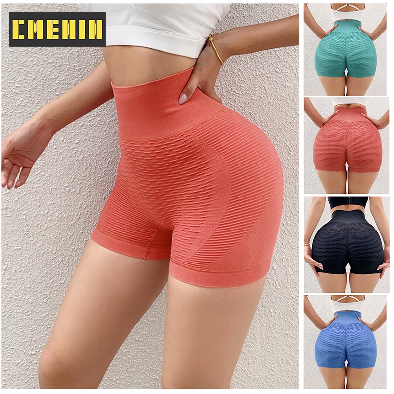 [CMENIN Girls] Mesh Women Yoga Leggings Breathable Gym Highly elastic  Sports Panty Women Legging Pants Shorts Fitness Y0009