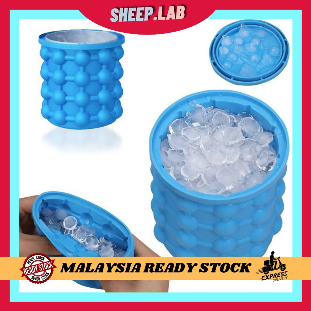 Ice Cube Maker silicone Ice bucket Saving Ice Cube Maker