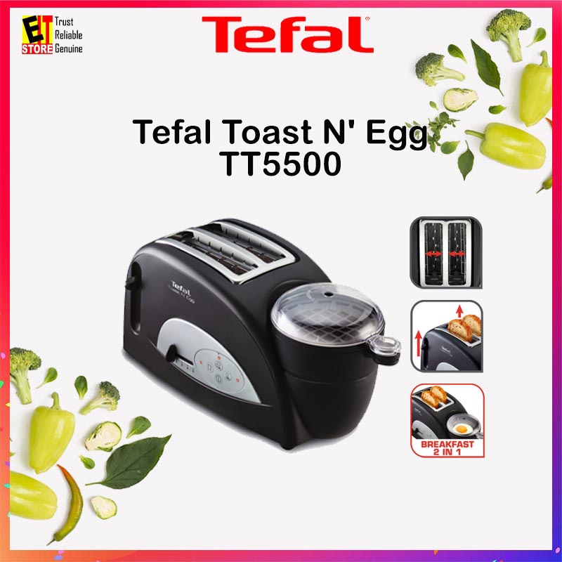 READY STOCK)Tefal TT5500 Toast n Egg All in One Breakfast Maker