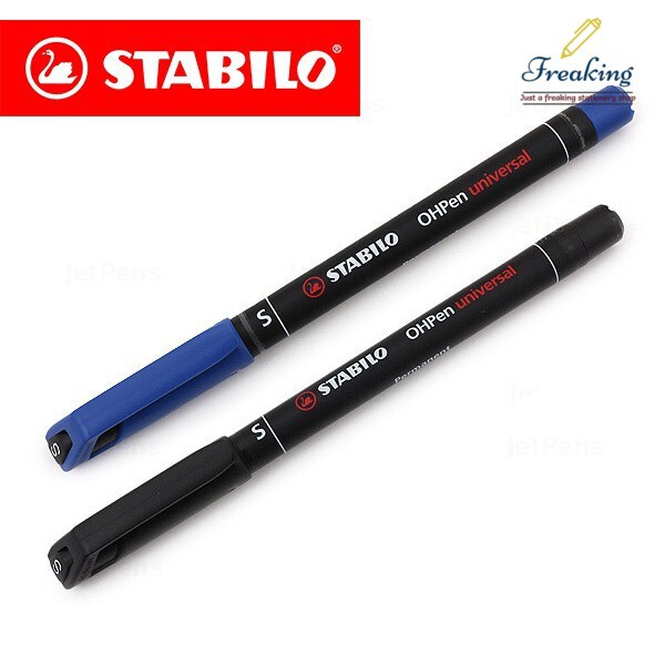 STABILO OH PEN PERMANENT MARKER PEN , Cap-off time of up to 3 days ! OHPEN