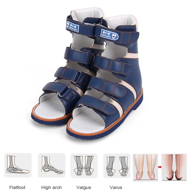 Boys Girls Orthopedic Shoes with Arch and Ankle Support, Summer High-Top  Children Corrective Sandals, Hallux Valgus Orthopedic Sneaker for Flat