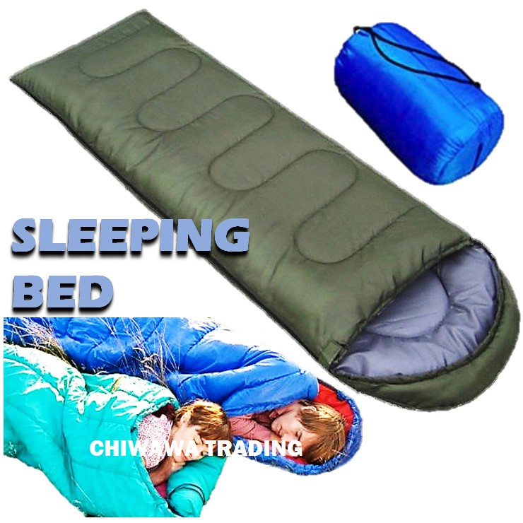 Outdoor waterproof outlet sleeping bag