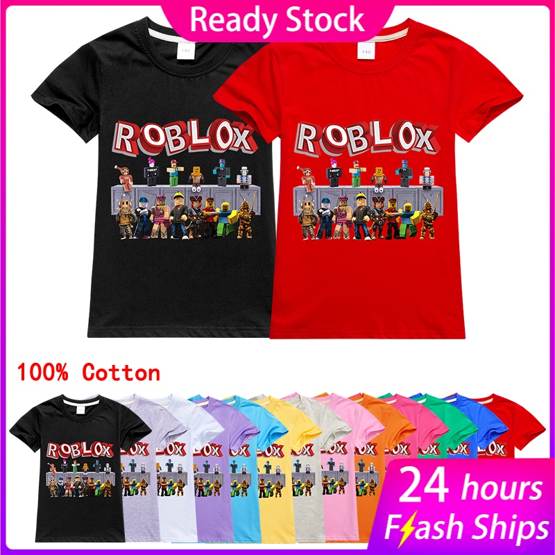 Hot ROBLOX Children T-shirt Summer New ROBLOX Kids Clothing Cotton  Children's Short-sleeved Pants Two-piece Suit - AliExpress