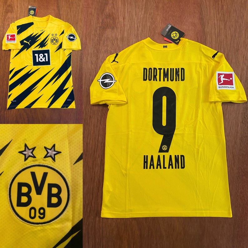 Haaland best sale dortmund shirt