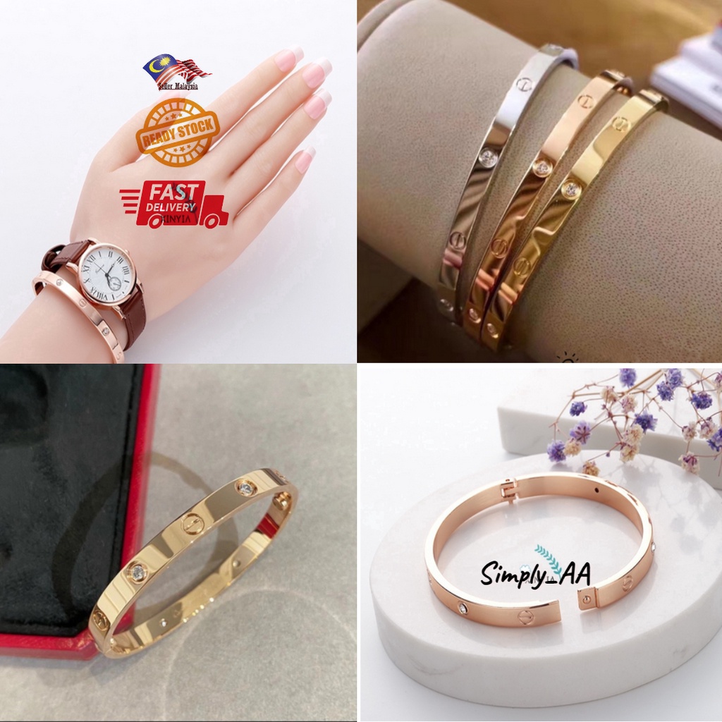 IN MALAYSIA Elegant korean fashions Cartier bracelet women Gelang