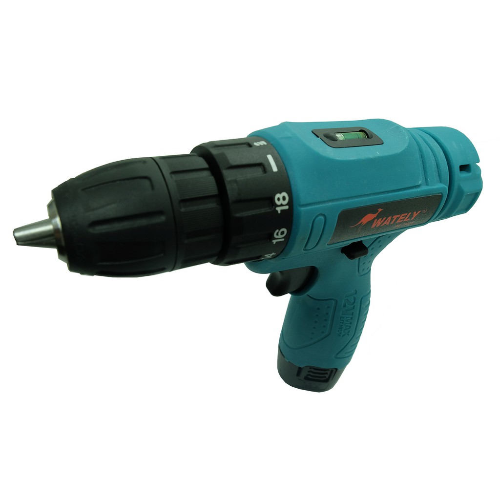 Wately WE1000 Battery Cordless Drill 12V Li Ion c w Casing Drill