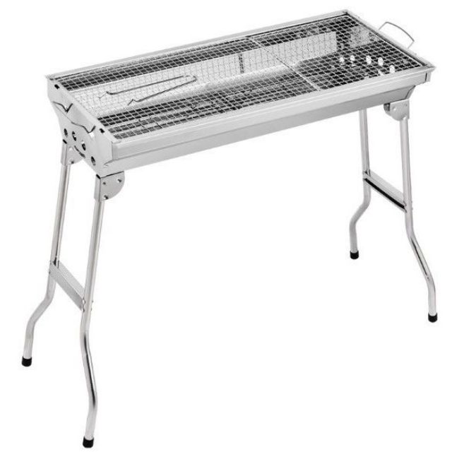 Portable stainless 2024 steel grill