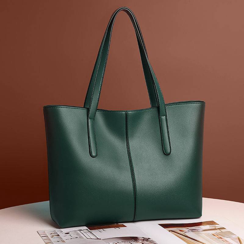 Leather tote bag online shopee