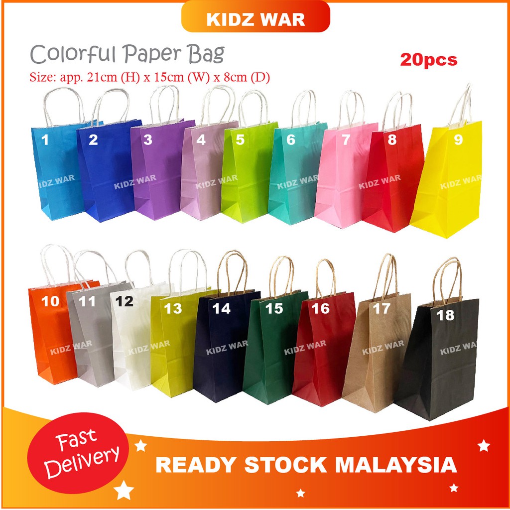 Kraft Paper Shopping Bags - 14 x 10 x 15 1/2, Take Out