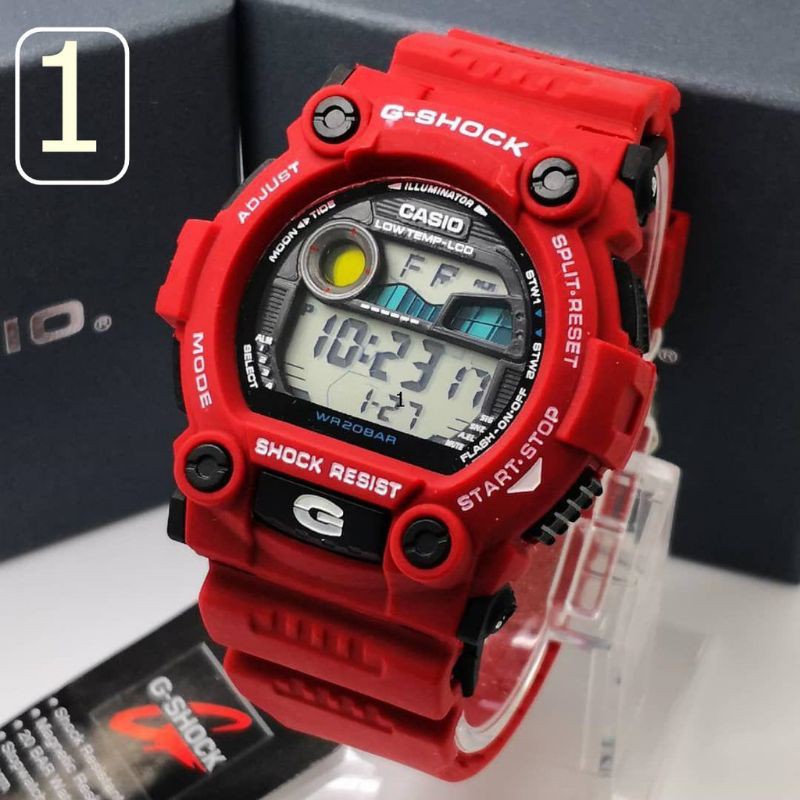 Harga g shock mat moto online merah