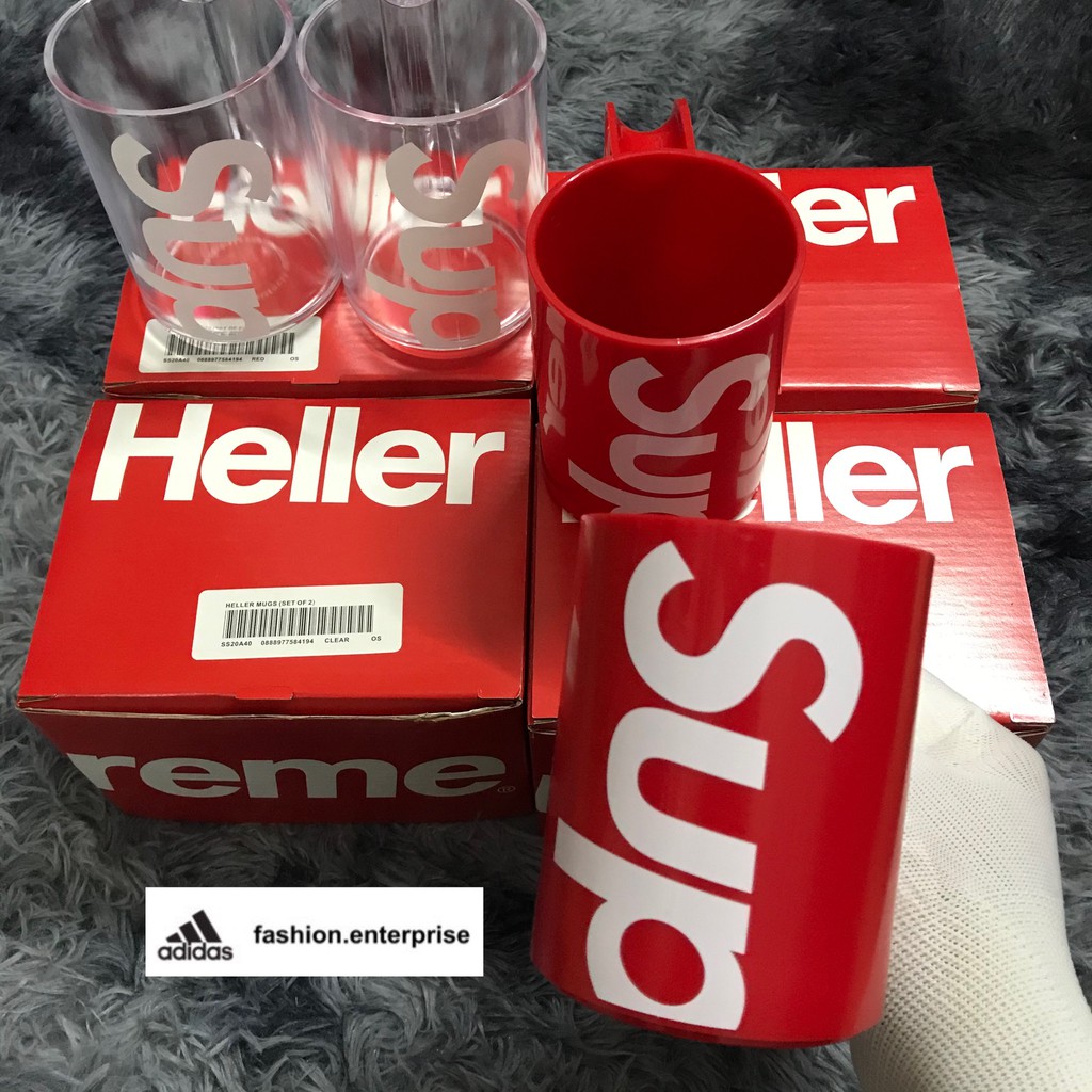 【クリア送料込】Supreme/Heller Mugs (Set of 2)Clearクリア商品状態