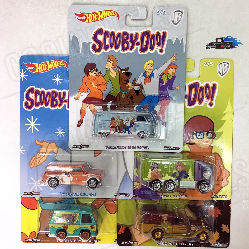 Scooby doo hot store wheels set