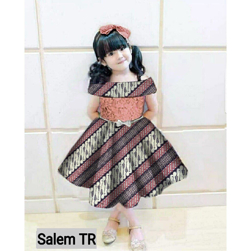 Dress batik girls dress girl dress budak perempuan Shopee Malaysia