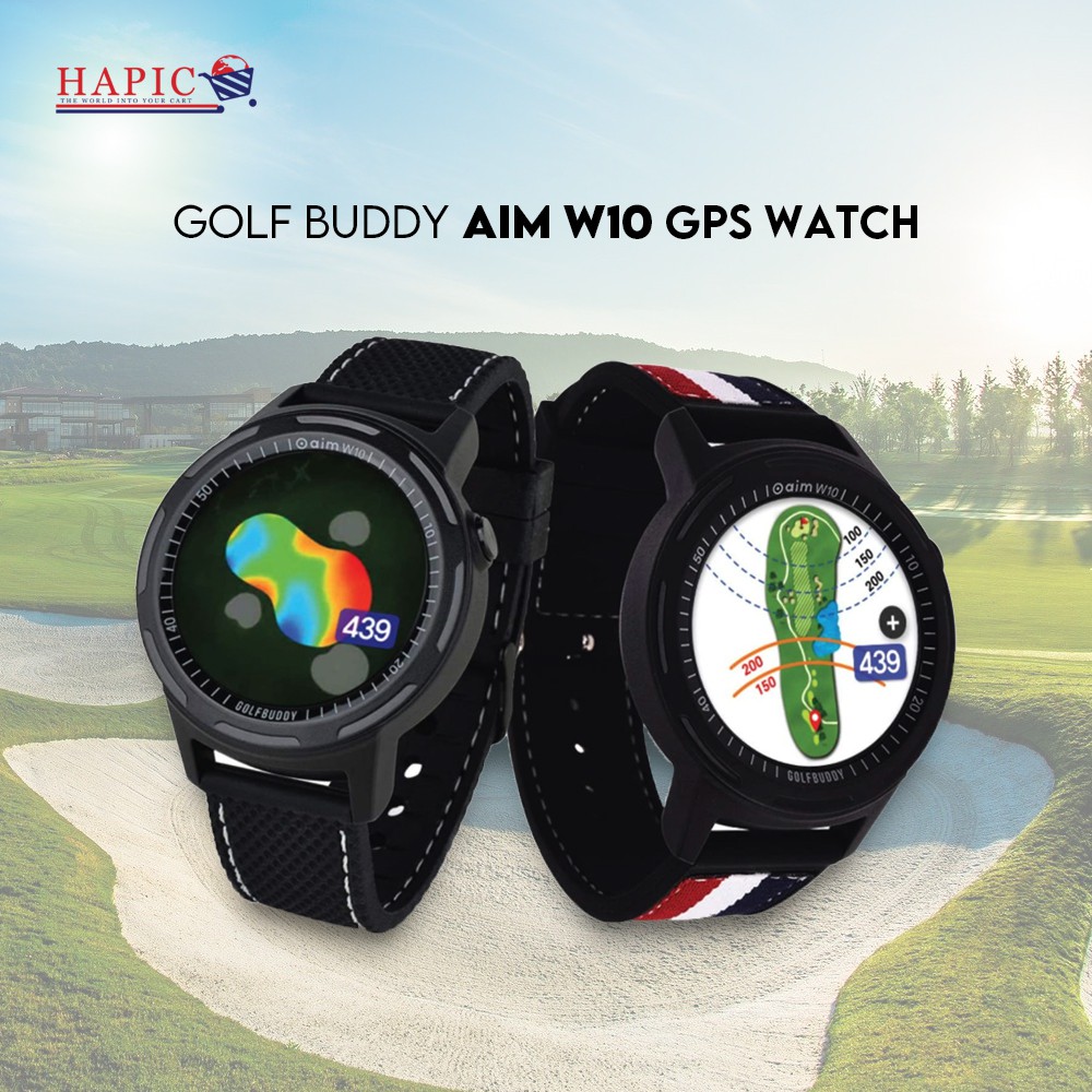 Golfbuddy w10 advanced gps watch hot sale