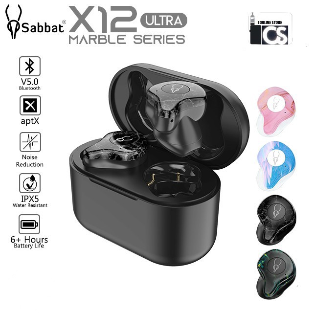 100 ORIGINAL Sabbat X12 Ultra Qualcomm TWS Wireless Bluetooth 5.0