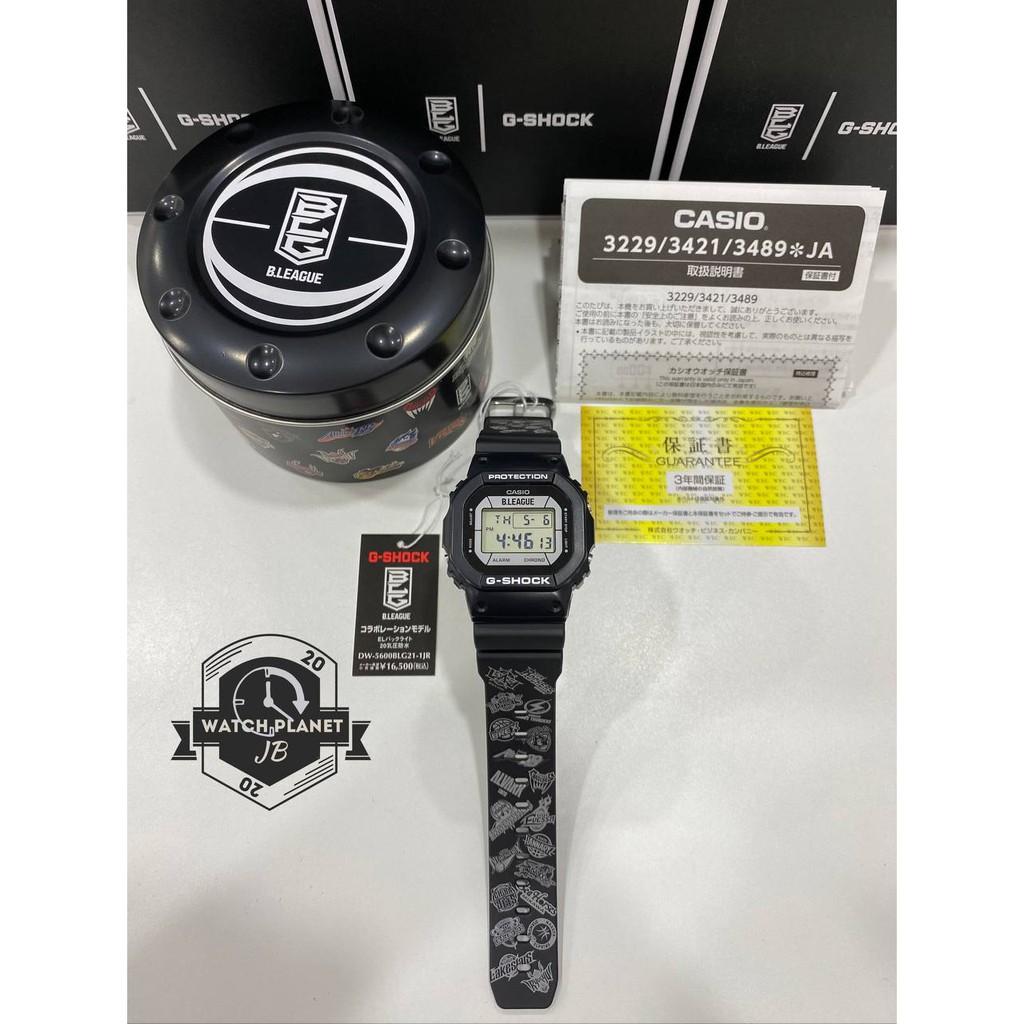 CASIO G-SHOCK DW-5600BLG21-1JR GSHOCK X B.LEAGUE LIMITED EDITION