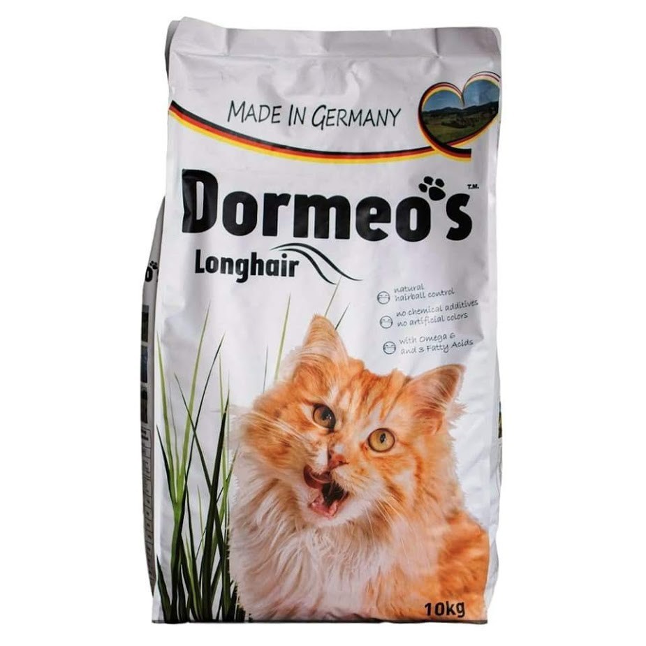 Dormeo s Long Hair Dry Cat Food Made In Germany 10KG LOWEST