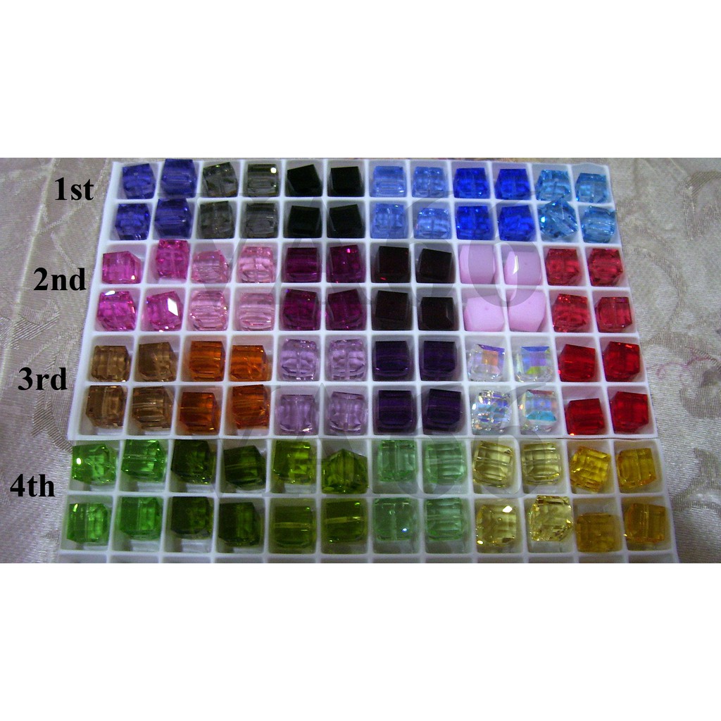 Swarovski hot sale cube beads