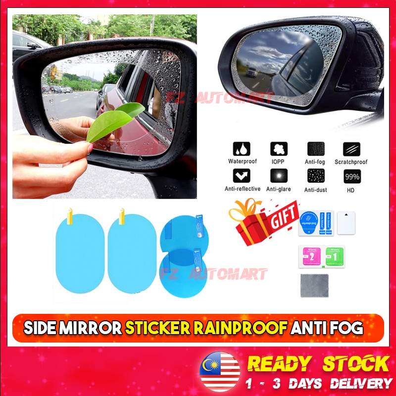 Retractable Rear-View Mirror Wiper Waterproof Anti-Glare Anti-Fog Cleaning  Fog Wiper Rainproof Anti-Glare Rearview Mirror Trim Film Car Accessories