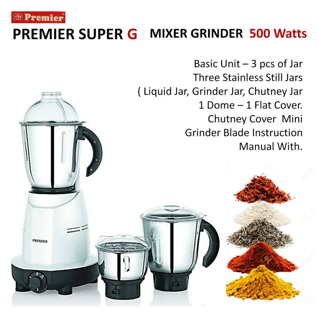 Premier mixer online grinder