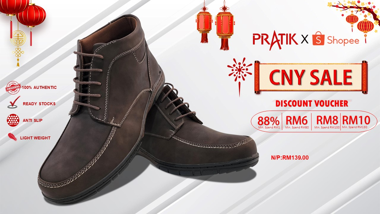 Pratik Shoes Official Store Online, February 2023 | Shopee Malaysia