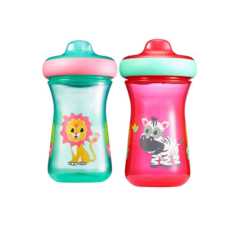 THE FIRST YEARS Stackable 9oz Soft Straw Cup - Hedgehog