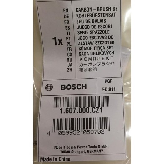 BOSCH GSR 180 LI CARBON BRUSH 1607 000 CZ1 Shopee Malaysia