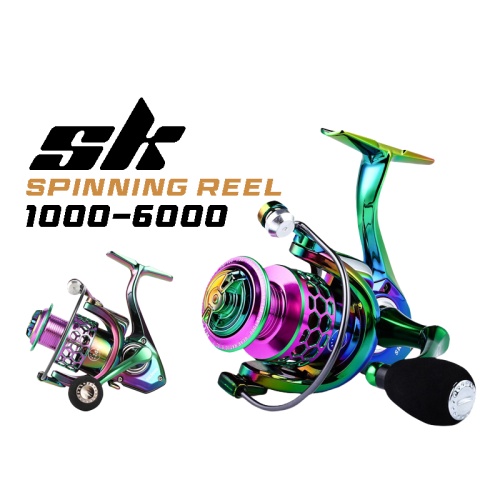 SK Spinning Reel Fishing Reel Reel Shimano Reel Deukio Fishing Reel  1000-6000Max Drag 25kg Reel Spinning Reel