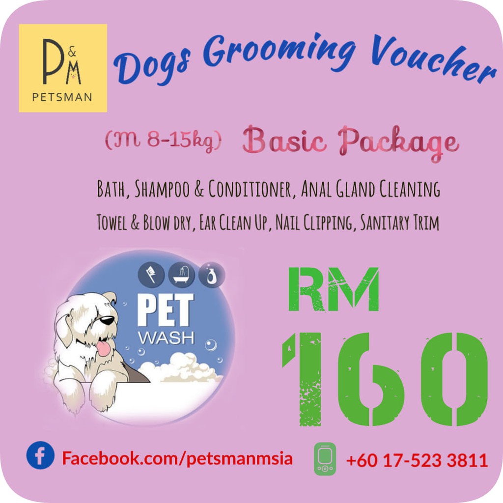 Dog deals grooming packages