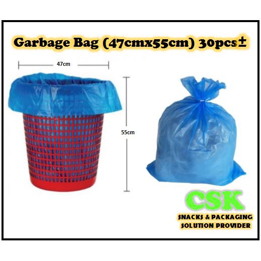 Small Garbage Bag 47cm x 55cm Malaysia - TheWwarehouse