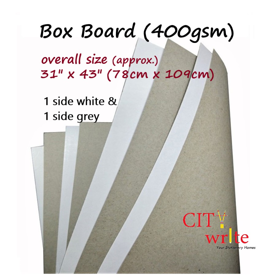 400gsm Boxboard Single Side Coated Box Board 31