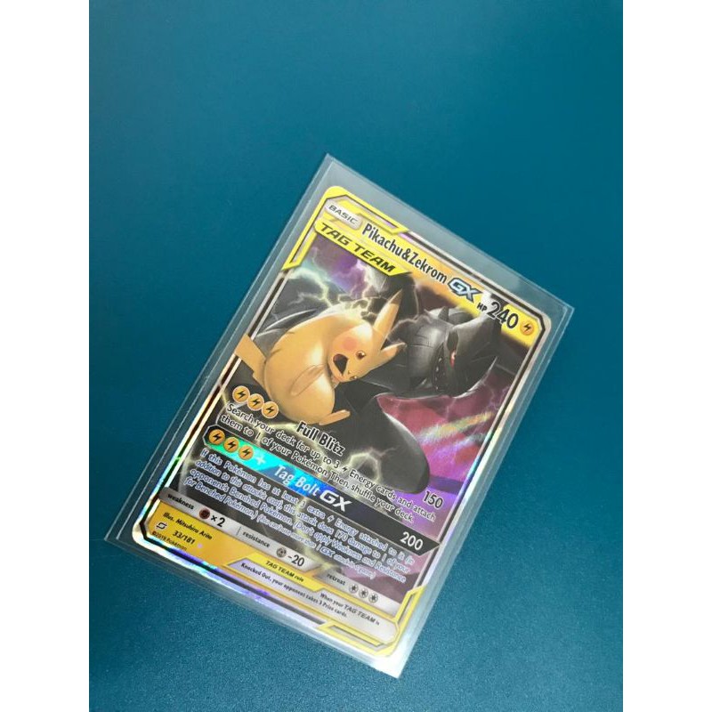 Pikachu & Zekrom GX - Team Up Pokémon card 33/181