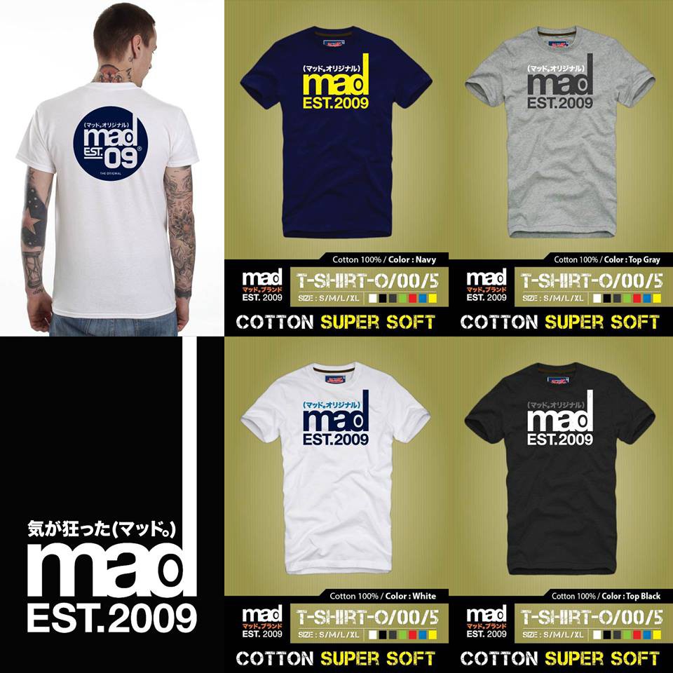 MadBrand Thailand Super Soft Cotton T-Shirt S, M, L | Shopee Malaysia