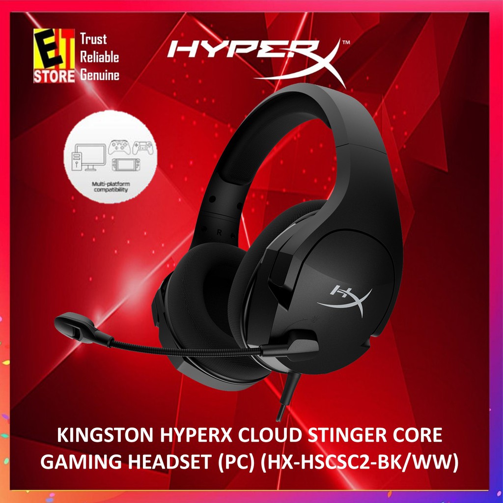 HyperX Cloud Stinger 2 Core 683L9AA dtsx Gaming Headset 2yrs